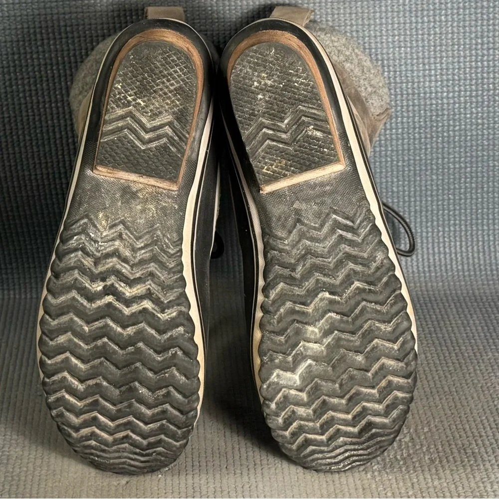 Sorel‎ Women's Slimpack Lace II Winter Boots Gray/Black Size 10